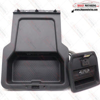 19-22 Oem Dodge Ram 1500 Center Console Back Storage Trim with Usb Power Outlet