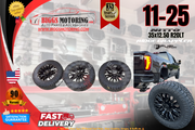 11-24 Black 20"Gmc Denali Silverado 2500 3500  Wheels Tires 8Lugs Tpms