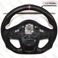 2021-2024 Custom Carbon Fiber LED Steering Wheel With heat Fits BMW M3 M4