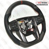 Custom Matte Carbon Flat Bottom Steering Wheel Fits 19-24 GM Truck