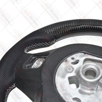 2021-2024 Custom Carbon Fiber LED Steering Wheel With heat Fits BMW M3 M4