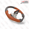 Custom Forged Carbon  & Leather Flat Bottom Steering Wheel Fits 19-24 GM Truck