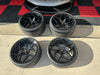 20" 21" Lamborghini Huracan Concave Forged Gloss Black wheels Complete Set