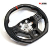 Fits 13-18 Dodge Ram  Custom Carbon Fiber & Leather Flat Bottom Steering Wheel