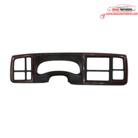 2003-2006 Cadillac Escalade Oem Brown Woodgrain Speedometer Dash Radio Bezel