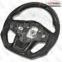 2021-2024 Custom Carbon Fiber LED Steering Wheel With heat Fits BMW M3 M4