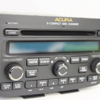 2005-2006 ACURA MDX RADIO STEREO AM/ FM 6 DISC CHANGER CD PLAYER