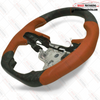 Custom Forged Carbon  & Leather Flat Bottom Steering Wheel Fits 19-24 GM Truck