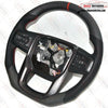 Custom Matte Carbon Flat Bottom Steering Wheel Fits 19-24 GM Truck