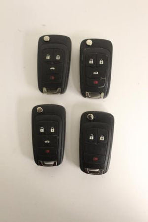 LOT OF 4 CHEVY KEY FOB REMOTES SMART KEYS FLIP KEY