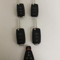 LOT OF 5 VOLKSWAGEN KEY FOB REMOTES SMART KEYS FLIP KEY