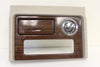 2003-2006 Cadillac Escalade Center Console Woodgrain Upper Trim Bezel W/ Clock - BIGGSMOTORING.COM