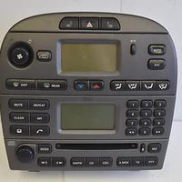 2004-2008 JAGUAR X-TYPE RADIO STEREO CD PLAYER CLIMATE CONTROL 4 X 43-18B876-AD - BIGGSMOTORING.COM