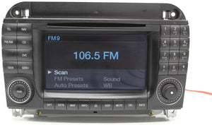 2003-2006 Mercedes Benz W220 Cl500 Navigation Radio Cd Player A 220 820 59 89 - BIGGSMOTORING.COM