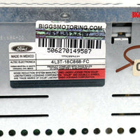 2004-2007 Ford F150 Radio Stereo Single Disc Cassette Cd Player 4L3T-18C868-FC - BIGGSMOTORING.COM