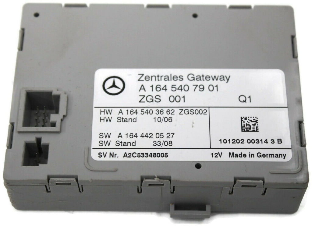 2008-2012 Mercedes Benz W164 ML350 Central Gateway Module A 164 540 79 01