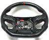 Fits 2014 Silverado Custom Carbon Fiber & Leather Flat Bottom Steering Wheel