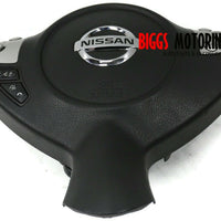 2009-2014 Nissan Maxima Driver Side Steering Wheel Air Bag Black