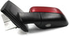 2005-2007 Ford Freesytle Driver Left Side Power Door Mirror Red 31746 - BIGGSMOTORING.COM