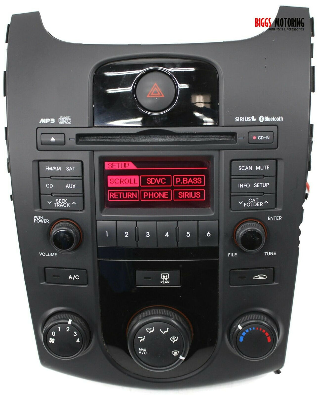 2010-2013 Kia Forte Radio Stereo Mp3 Cd Player W/ Ac Control 96150-1M220