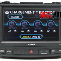 2008-2010 Toyota Highlander Navigation Radio Cd Player Touch Screen 86120-48F30