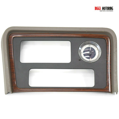 2002-2006 Cadillac Escalade Center Console Upper Trim Clock Bezel 15072629 - BIGGSMOTORING.COM