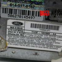 1998-2003 Ford F250 F350 Radio Stereo Cassette Cd Player YU3F-18C868-AA - BIGGSMOTORING.COM