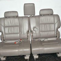 2001-2007 Toyota Sequoia Rear Passenger & Driver 3Rd Row Seats Grey - BIGGSMOTORING.COM