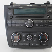 2007-2009 NISSAN ALTIMA RADIO STEREO CLIMATE CONTROL CD PLAYER