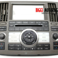 2006-2008 Infiniti FX35 FX45 Radio Face Climate Control Panel 28395 CL70A - BIGGSMOTORING.COM