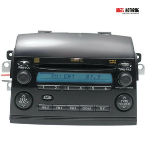 2004-2010 Toyota Sienna Radio Stereo Cd Player 86120-AE053 - BIGGSMOTORING.COM