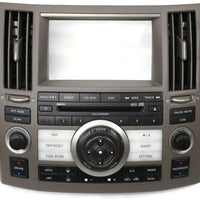 2006-2008 Infiniti FX35 FX35 Radio Face Climate Control Panel 28395 CL70A - BIGGSMOTORING.COM