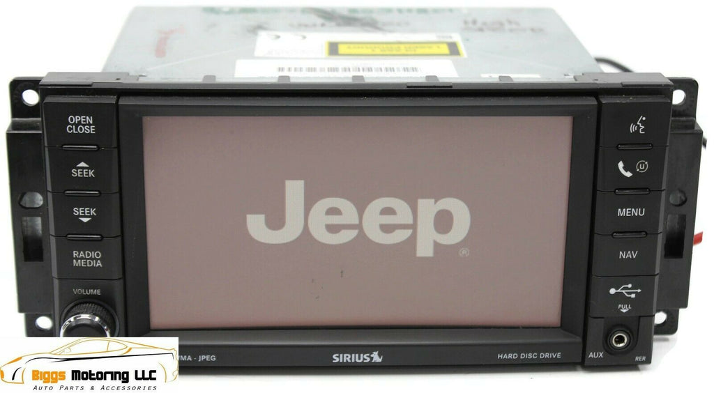 2011-2013 Jeep Dodge RER MyGig LOW Speed Navi Radio Cd Player P05064737AD