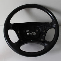 2003-2008 Mercedes Benz R230 Sl500 Sl600 Steering Wheel Black Leather - BIGGSMOTORING.COM