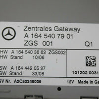 2008-2012 Mercedes Benz W164 ML350 Central Gateway Module A 164 540 79 01