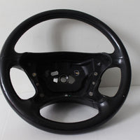 2003-2008 Mercedes Benz R230 Sl500 Sl600 Steering Wheel Black Leather - BIGGSMOTORING.COM