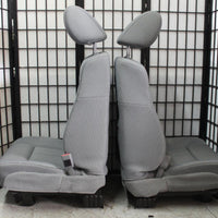 2009-2014 Ford F150 Grey Cloth  Front Seats With Side Bags Driver Power Pass Man