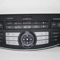 2006-2007 INFINTI M35 M45 NAVIGATION RADIO FACE CLIMATE CONTROL - BIGGSMOTORING.COM