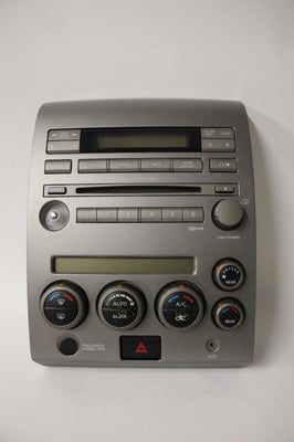 2006 NISSAN TITAN  A/C HEATER CLIMATE CONTROL RADIO FACE 28098 ZC48C - BIGGSMOTORING.COM