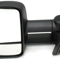 2007-2014 Chevy Silverado Avalanche Driver Left Side Manual Door Mirror Black