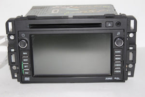 2009 GMC CHVEY TRAVERSE STEREO NAVIGATION RADIO CD PLAYER 20792738