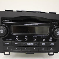 2007-2011 HONDA CR-V STEREO XM RADIO 6 DISC MP3 CD PLAYER 39100-SWA-A100