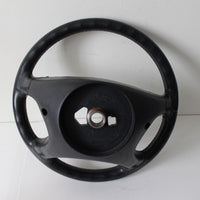 2003-2008 Mercedes Benz R230 Sl500 Sl600 Steering Wheel Black Leather - BIGGSMOTORING.COM