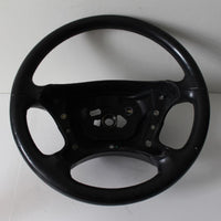 2003-2008 Mercedes Benz R230 Sl500 Sl600 Steering Wheel Black Leather - BIGGSMOTORING.COM