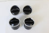 2004-2008 FORD F150 DASH A/C AIR VENTS BLACK & CHROME SET of 4 2007 2006 2005 - BIGGSMOTORING.COM