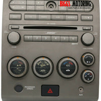 2004-2007 Nissan Armada  Ac Heater Climate Control Radio Face Panel - BIGGSMOTORING.COM