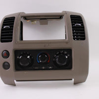 2004-2007 NISSAN XTERRA A/C HEATER CLIMATE CONTROL RADIO BEZEL 68260 EA100 - BIGGSMOTORING.COM