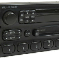 1998-2004 Ford F150 Crown Radio Stereo Cassette Player F8VF-19B132-AA - BIGGSMOTORING.COM