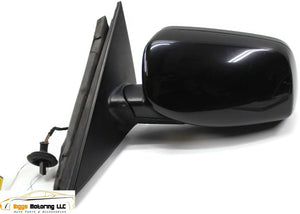 2004-2007 Bmw 525I Driver Left Side Power Door Mirror Black 32145 - BIGGSMOTORING.COM