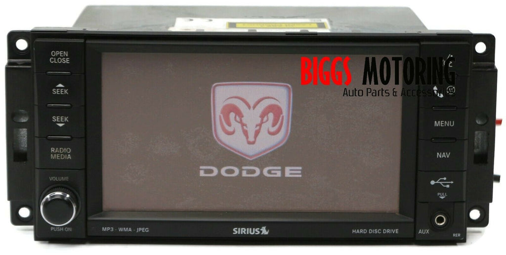 2008-2013 Dodge Caravan RER High Speed MyGig Radio Gps Cd Player P05064739AD